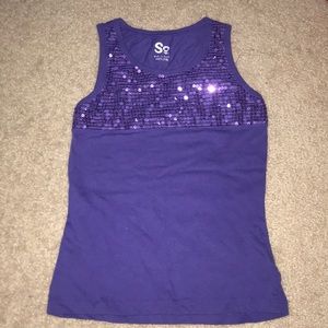 Cute purple tank